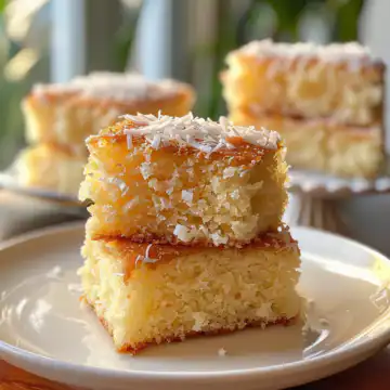 Sticky Coconut Cake taken with iphone 15 pro max --iw 2 --ar 4:5 --v 6.0 --raw