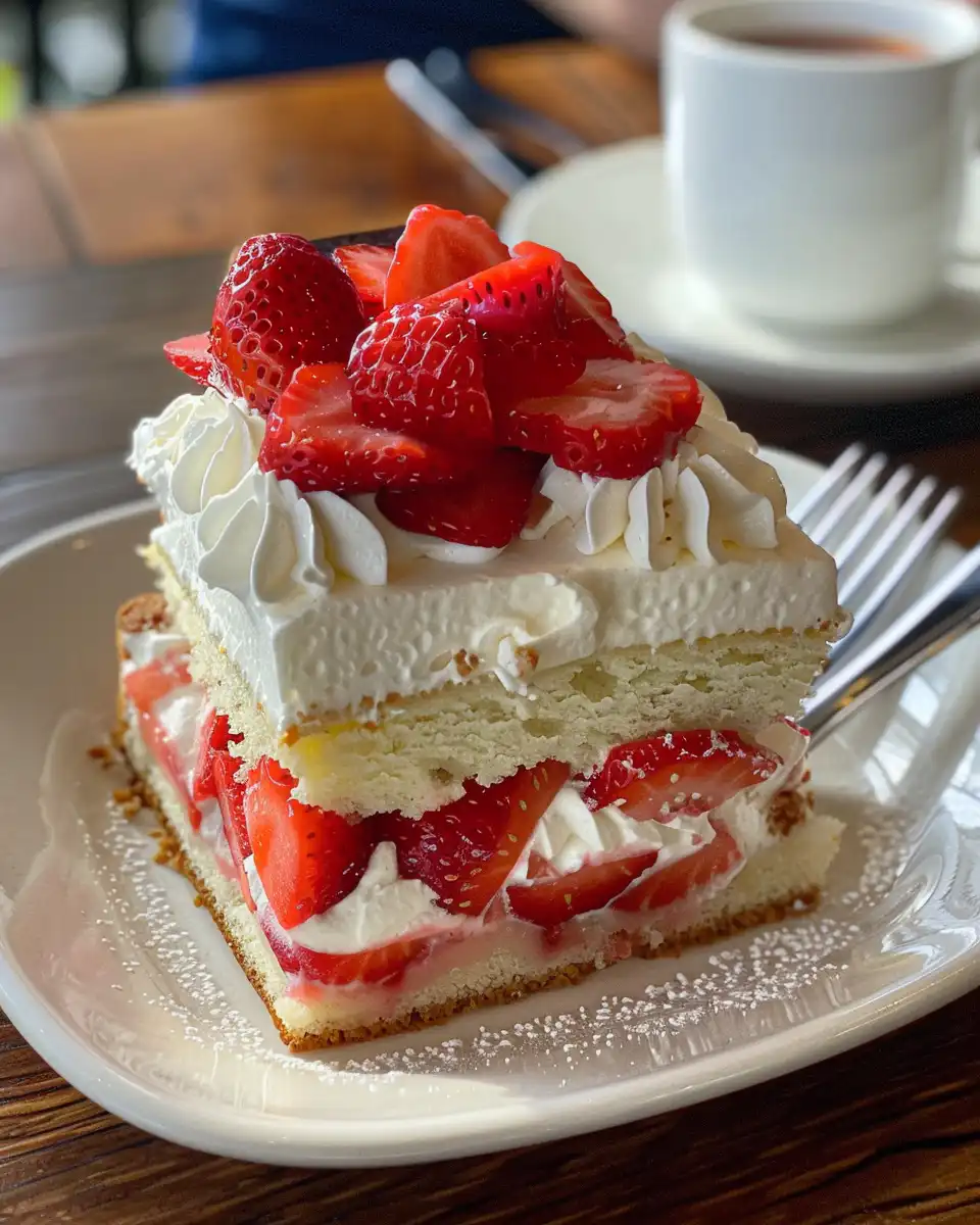 Ingredients for strawberry shortcake assembled in bowls and measuring cups