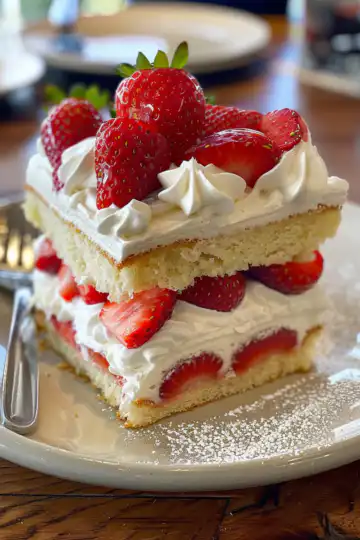 Strawberry Shortcake taken with iphone 15 pro max --iw 2 --ar 4:5 --v 6.0 --raw