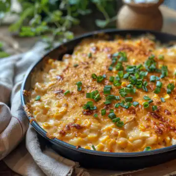Street Corn Chicken Casserole taken with iphone 15 pro max --iw 2 --ar 4:5 --v 6.0 --raw