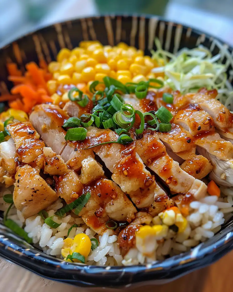 Pressure cooker chicken and rice in pot with float valve