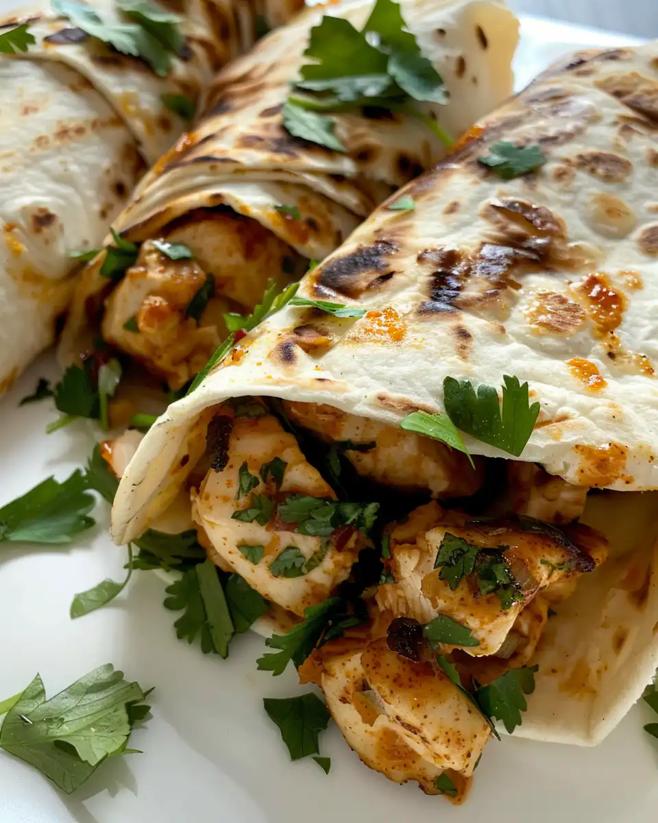 Ingredients for Thai Chicken Crunch Wraps including fresh vegetables and sauces