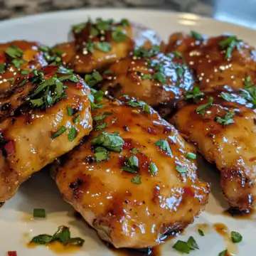 Sweet Chili Glazed Thai Boneless Chicken Thighs taken with iphone 15 pro max --iw 2 --ar 4:5 --v 6.1 --raw
