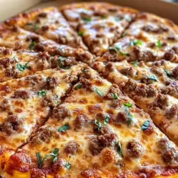 Sweet & Spicy Sausage Ricotta Honey Pizza taken with iphone 15 pro max --iw 2 --ar 4:5 --v 6.1 --raw