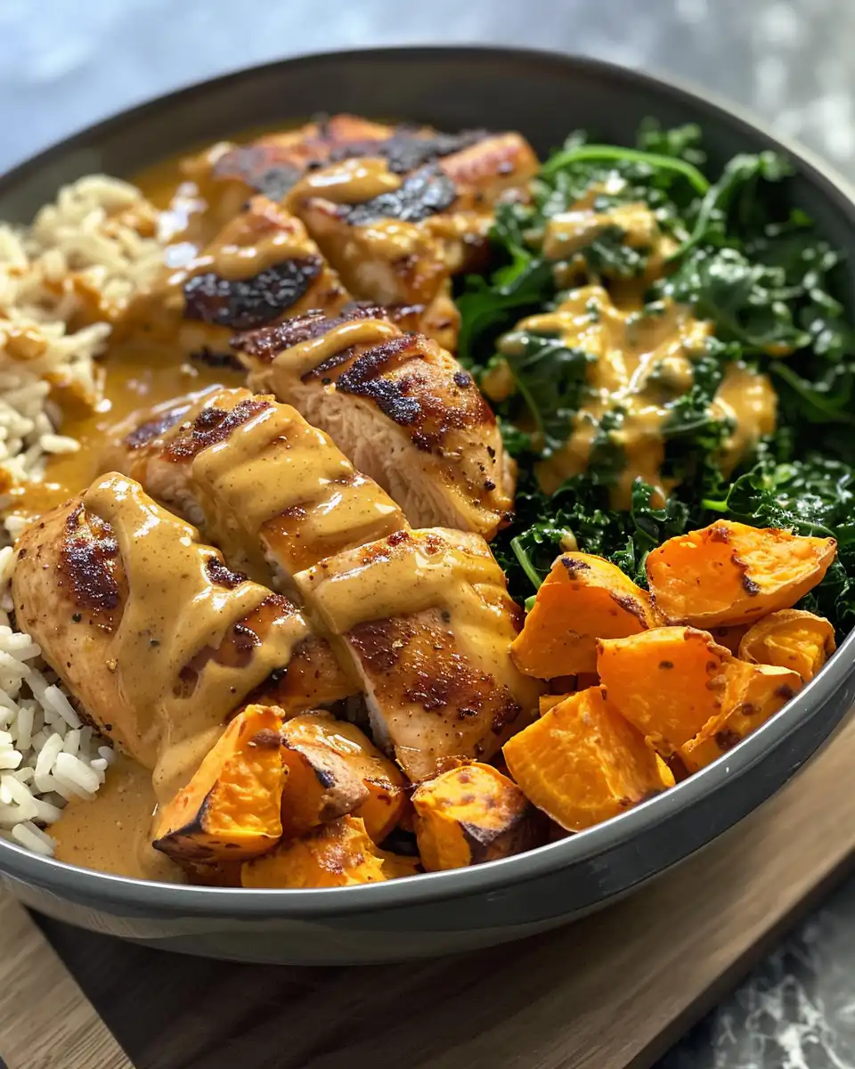 Pressure cooker releasing steam with sweet potato and chicken flavors inside