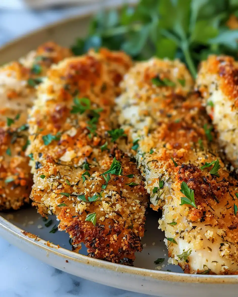 Ingredients for crispy dill pickle parmesan chicken