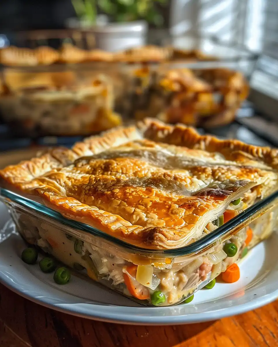Ingredients for turkey pot pie in pressure cooker