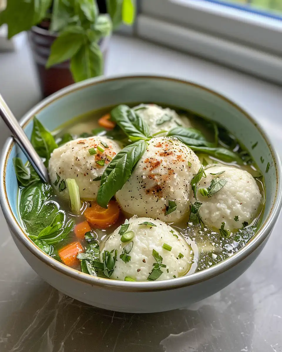 Pressure cooker matzo ball soup bubbling in pot with sealing ring on lid