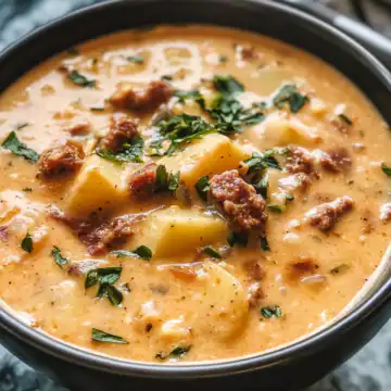 Why Creamy Cajun Potato Soup with Andouille Sausage Rocks taken with iphone 15 pro max --iw 2 --ar 4:5 --v 6.1 --raw