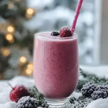 Winter Wonderland Smoothie Recipe taken with iphone 15 pro max --iw 2 --ar 4:5 --v 6.1 --raw
