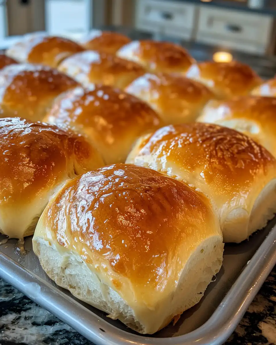 Soft yeast dinner rolls rising in pressure cooker with steam