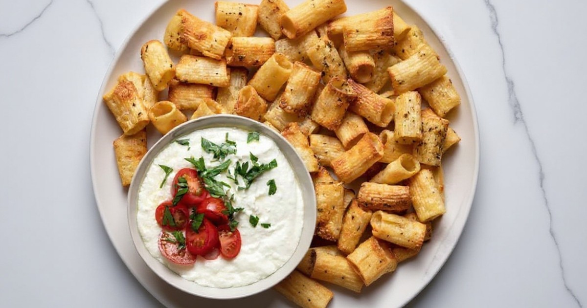 Air fryer pasta chips