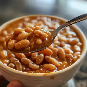 Baked Beans taken with iphone 15 pro max --iw 2 --ar 4:5 --v 6.0 --raw