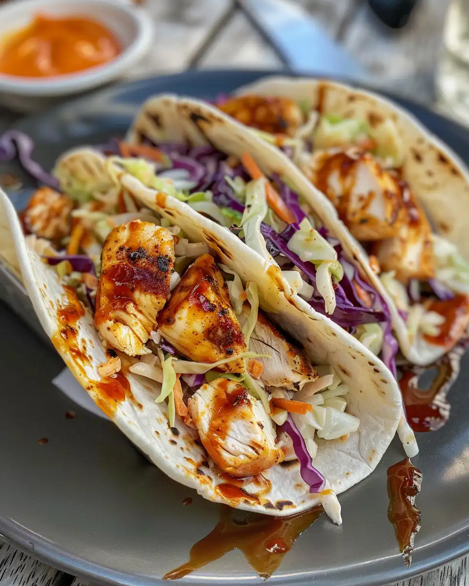 Ingredients for BBQ chicken coleslaw wraps including pickles and cheese