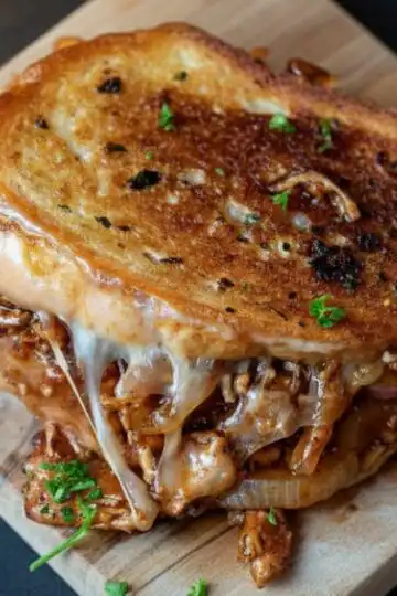BBQ Chicken Grilled Cheese