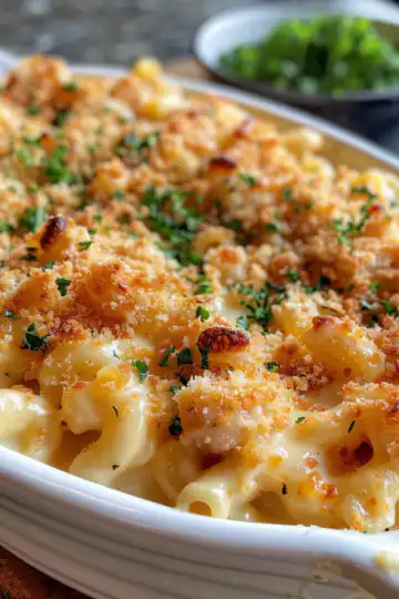 BBQ Chicken Mac and Cheese taken with iphone 15 pro max --iw 2 --ar 4:5 --v 6.0 --raw