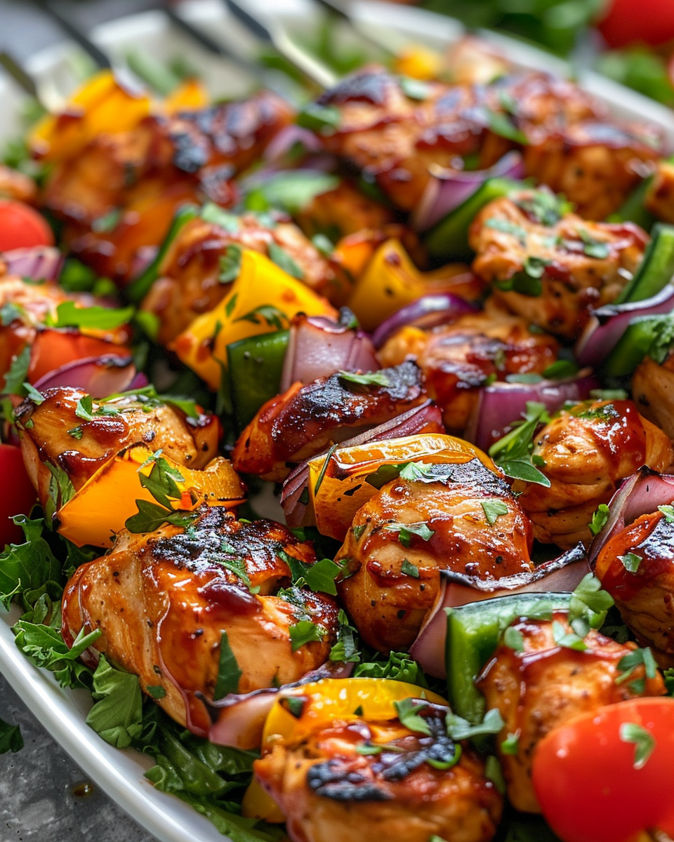 Spicy buffalo chicken with fresh veggies in salad bowl
