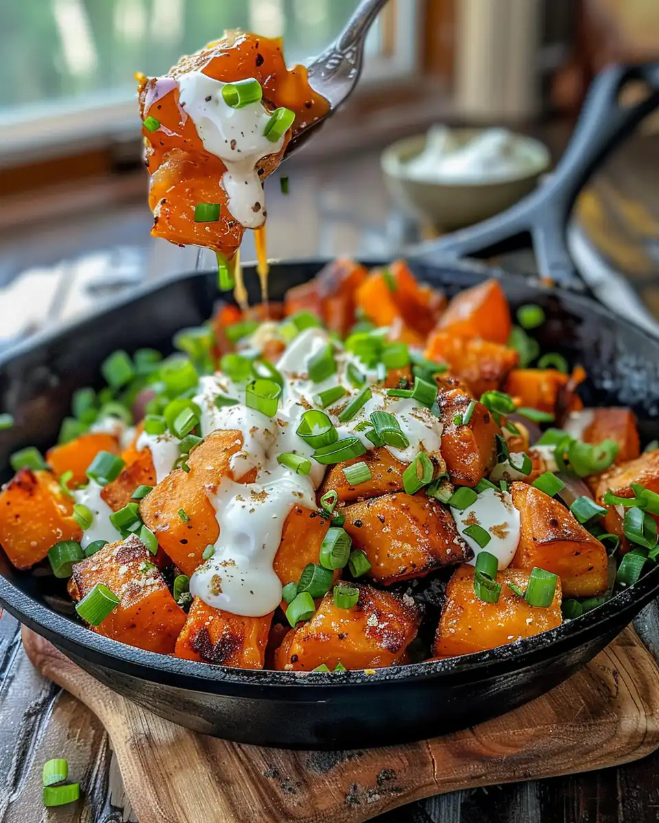 Skillet with BBQ chicken and potatoes cooking in pressure cooker