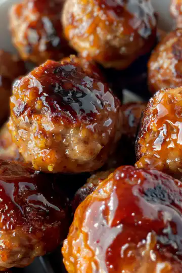 BBQ Sausage Bites taken with iphone 15 pro max --iw 2 --ar 4:5 --v 6.0 --raw