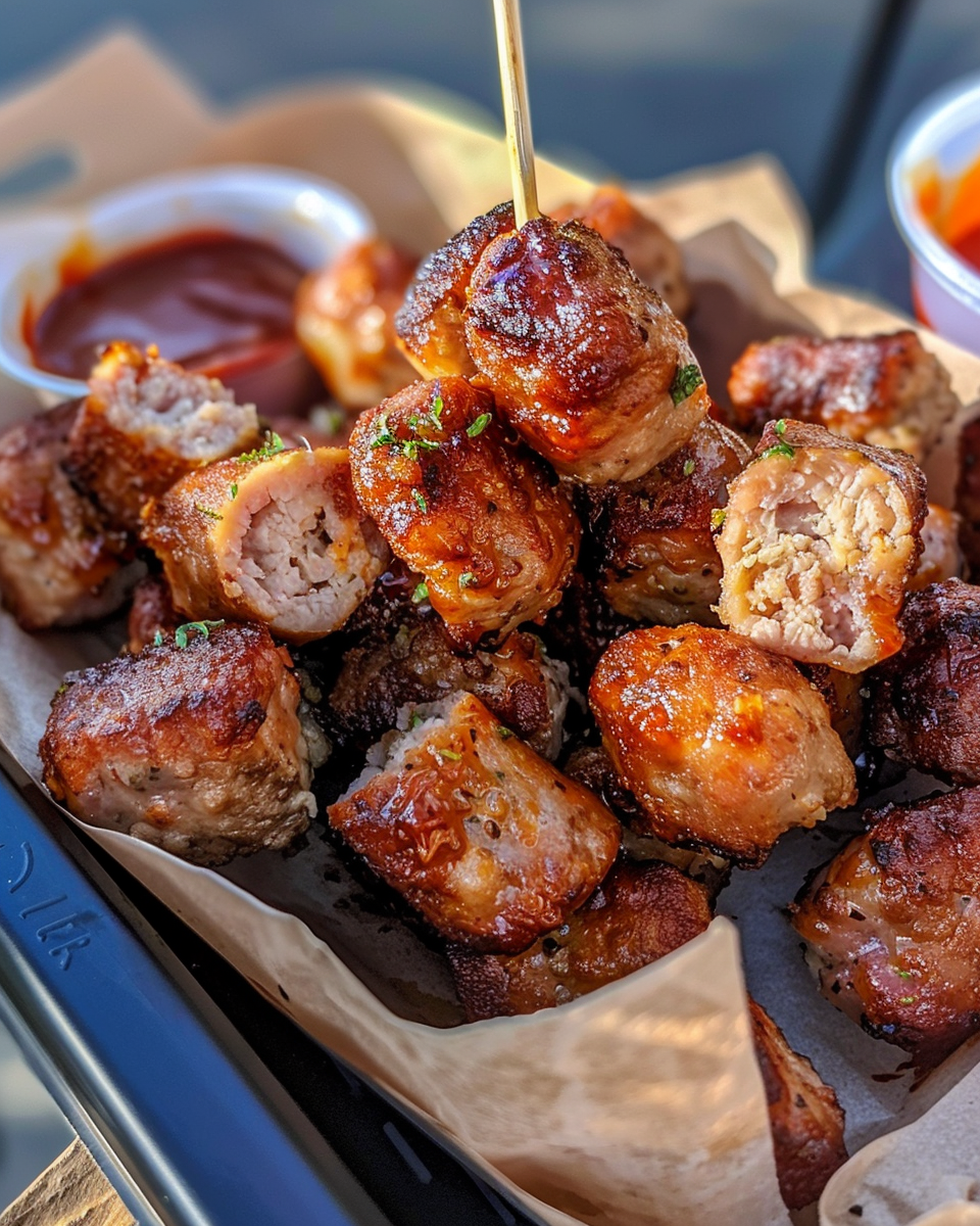 Pressure cooker cooking smoky sausage and potatoes