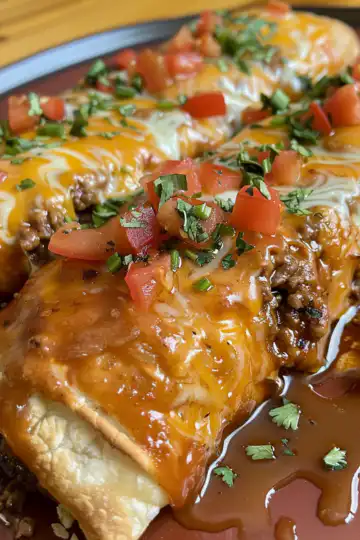 Beef and Cheese Chimichangas taken with iphone 15 pro max --iw 2 --ar 4:5 --v 6.0 --raw