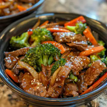 Beef Stir Fry with Vegetables taken with iphone 15 pro max --iw 2 --ar 4:5 --v 6.0 --raw