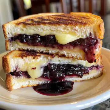 Blueberry Grilled Cheese taken with iphone 15 pro max --iw 2 --ar 4:5 --v 6.0 --raw