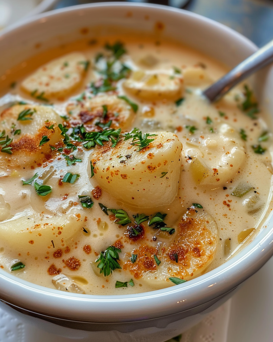 Ingredients for cajun potato soup prepared and ready