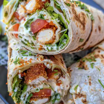 Cheesy Garlic Chicken Wraps taken with iphone 15 pro max --iw 2 --ar 4:5 --v 6.0 --raw