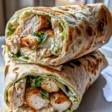 Cheesy Garlic Chicken Wraps taken with iphone 15 pro max --iw 2 --ar 4:5 --v 6.0 --raw