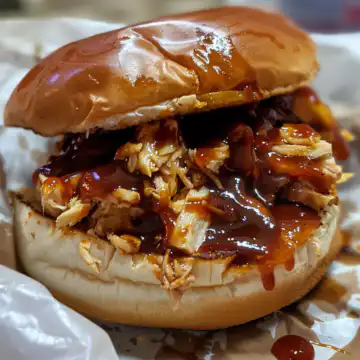 Chicken Chopped Sandwich with Alabama BBQ Sauce taken with iphone 15 pro max --iw 2 --ar 4:5 --v 6.0 --raw