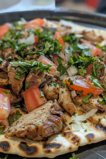 Chicken Shawarma with Garlic Sauce taken with iphone 15 pro max --iw 2 --ar 4:5 --v 6.0 --raw