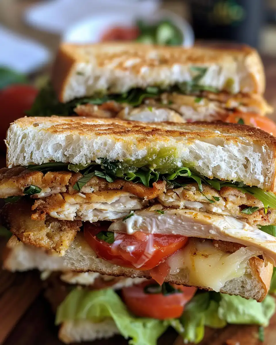 Ingredients for chicken torta sandwich laid out including spices and fresh veggies