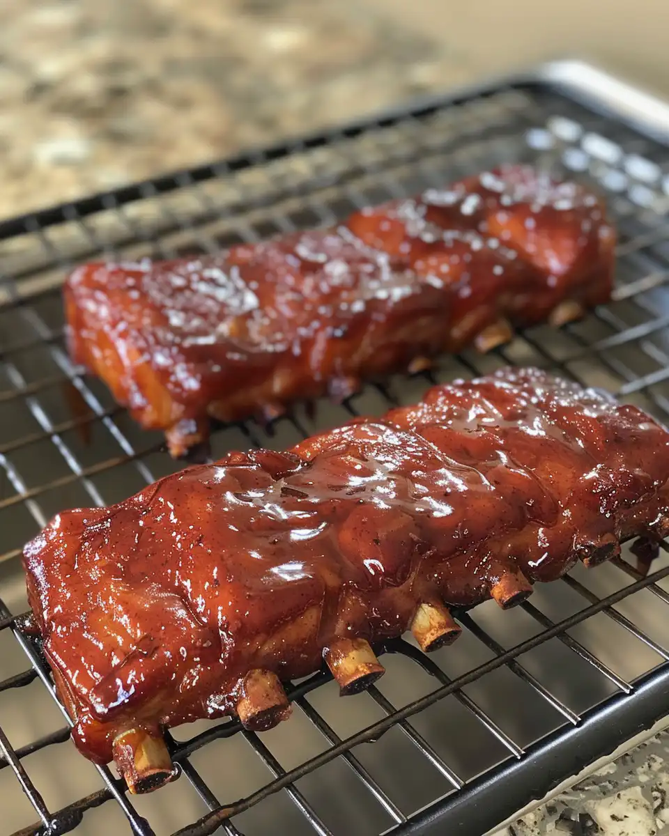 Tender and juicy Chinese BBQ pork char siu on a serving plate