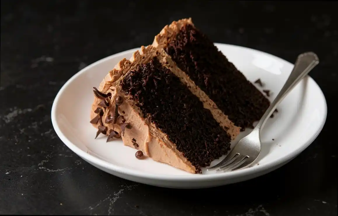 Chocolate Layer Cake with Swiss Meringue Buttercream