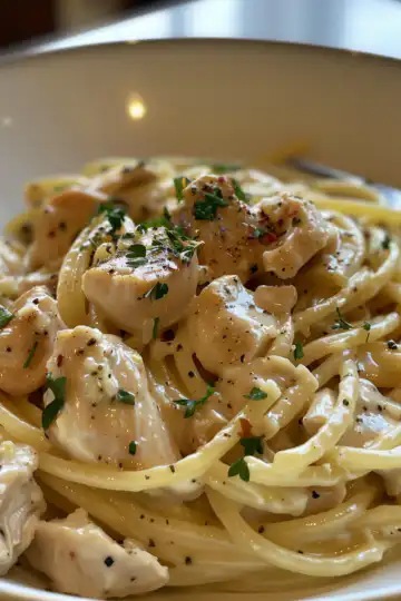 Corn Chicken Pasta taken with iphone 15 pro max --iw 2 --ar 4:5 --v 6.0 --raw