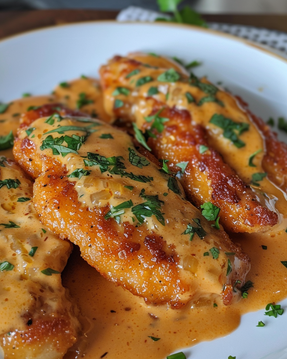 Close up of cowboy butter chicken cooking in pressure cooker with steam