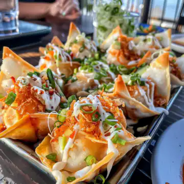 Crab Rangoon Bombs taken with iphone 15 pro max --iw 2 --ar 4:5 --v 6.0 --raw