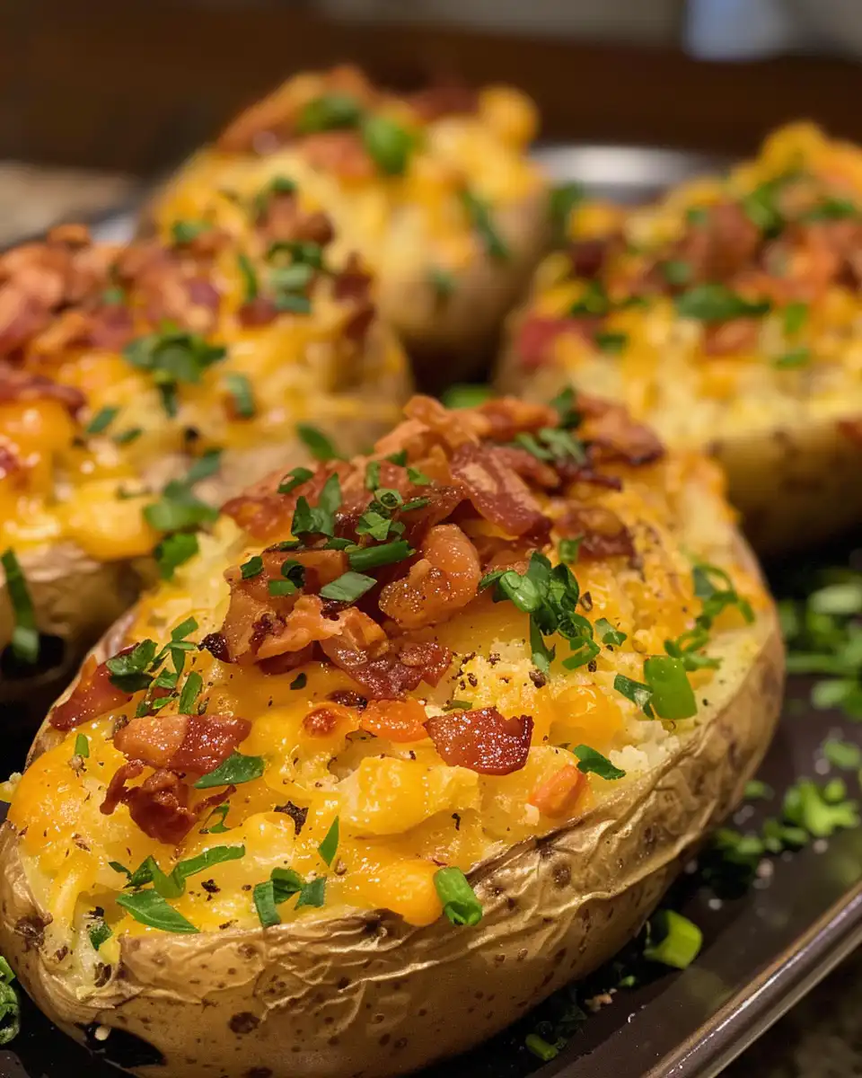 Ingredients including russet potatoes, chicken, ranch seasoning, cream cheese and bacon