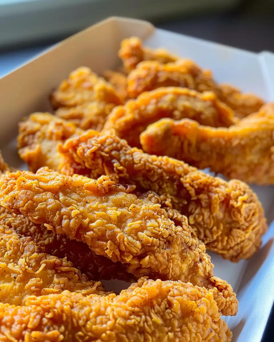 Close-up of finished crack chicken tenders with melted cheddar and crispy bacon