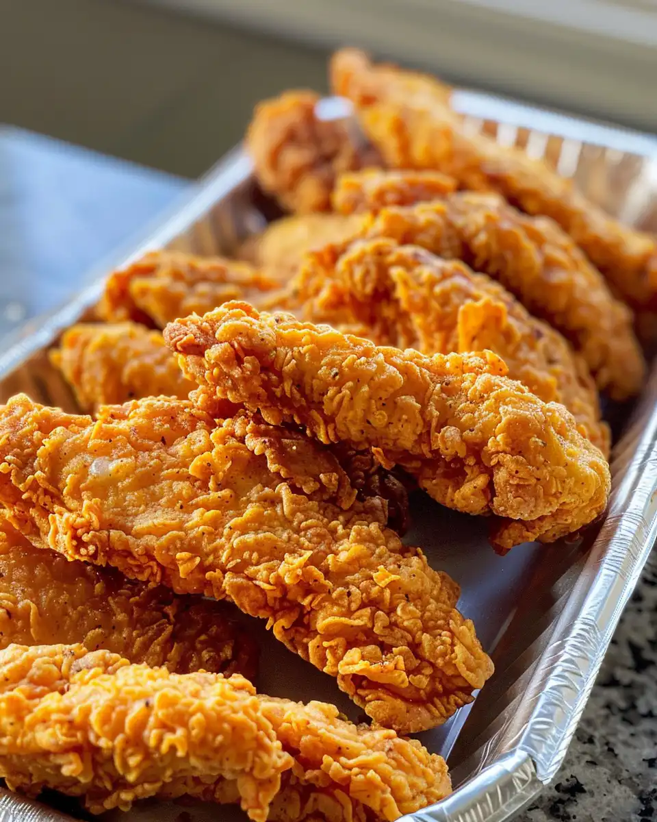 Pressure cooker crack chicken tenders fresh from the pot with melted cheese