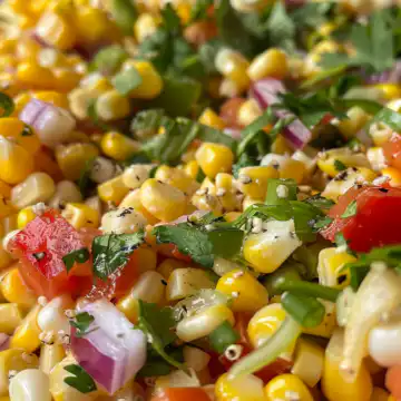 Crack Corn Salad taken with iphone 15 pro max --iw 2 --ar 4:5 --v 6.0 --raw