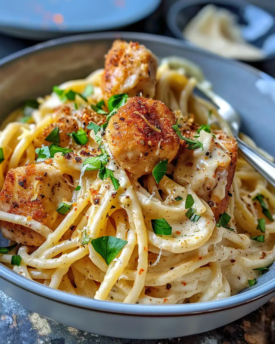 Ingredients for creamy Cajun chicken spaghetti including bell peppers, garlic, chicken and spices laid out on counter