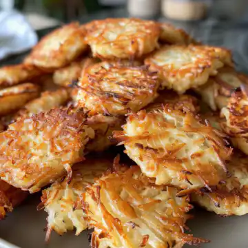 Crispy Hash Browns taken with iphone 15 pro max --iw 2 --ar 4:5 --v 6.0 --raw