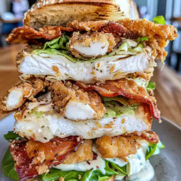Crunchy Chicken Caesar Sandwich taken with iphone 15 pro max --iw 2 --ar 4:5 --v 6.0 --raw