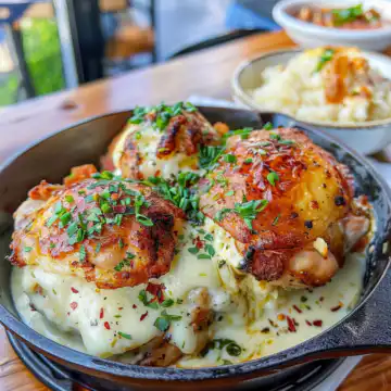 Delicious Southern Smothered Chicken taken with iphone 15 pro max --iw 2 --ar 4:5 --v 6.0 --raw