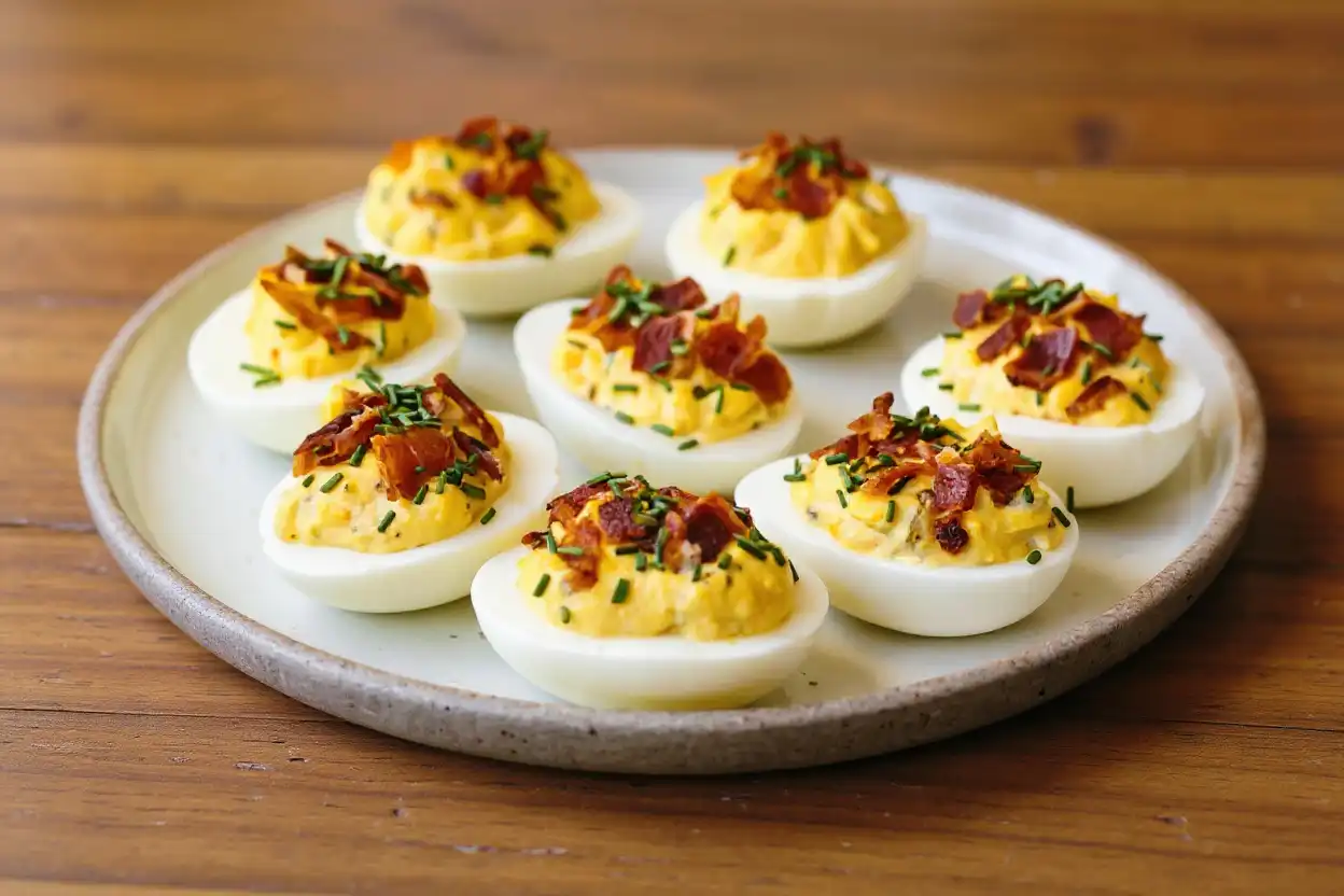 Deviled Eggs With Bacon