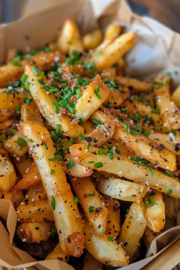 Dirty Fries taken with iphone 15 pro max --iw 2 --ar 4:5 --v 6.0 --raw
