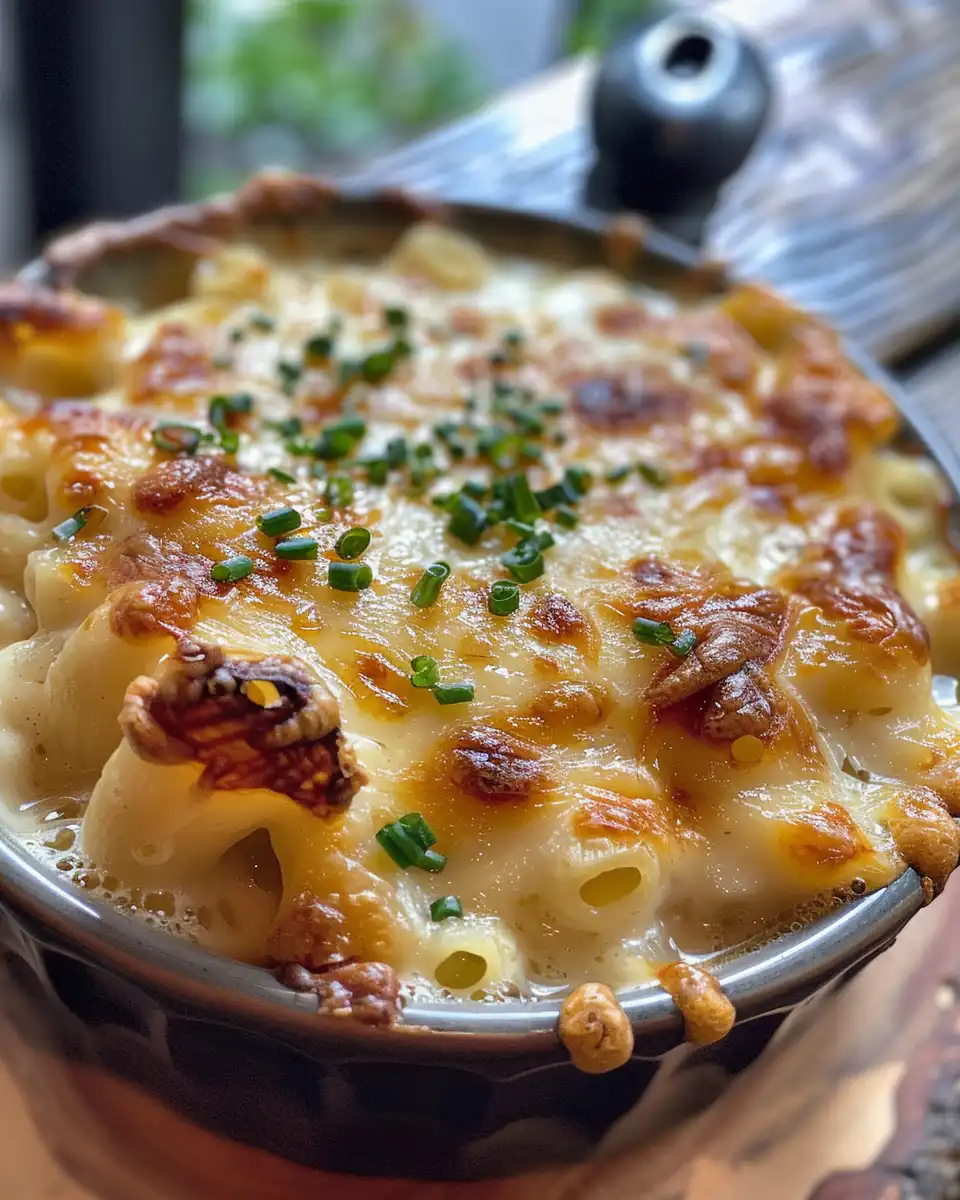 Ingredients and preparation for French Onion Mac and Cheese in pressure cooker