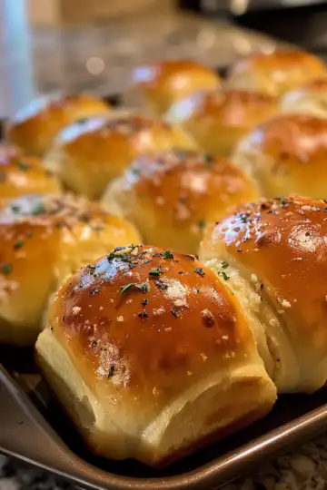 Garlic Butter Dinner Rolls taken with iphone 15 pro max --iw 2 --ar 4:5 --v 6.0 --raw